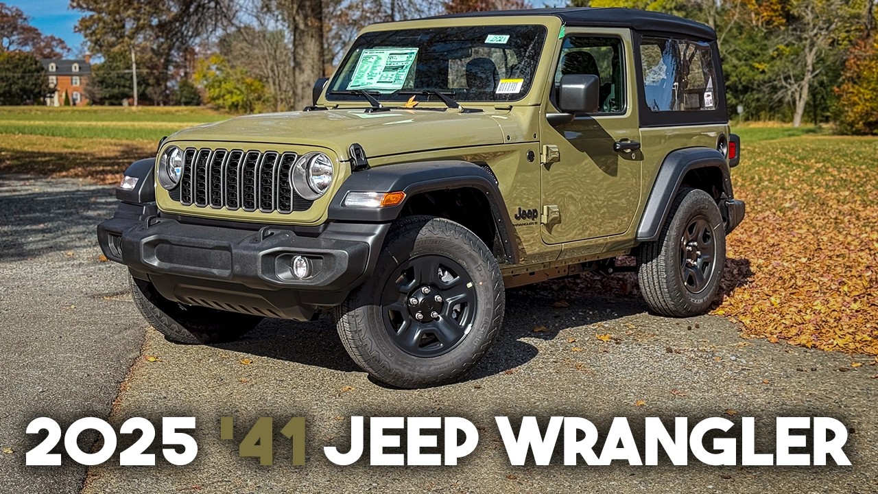 First Look: '41 2025 Jeep Wrangler Clear Coat - YouTube