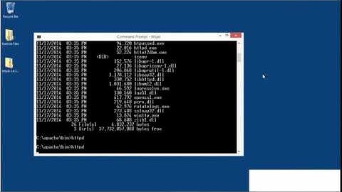 Lesson 3   Installing Apache MySQL and PHP