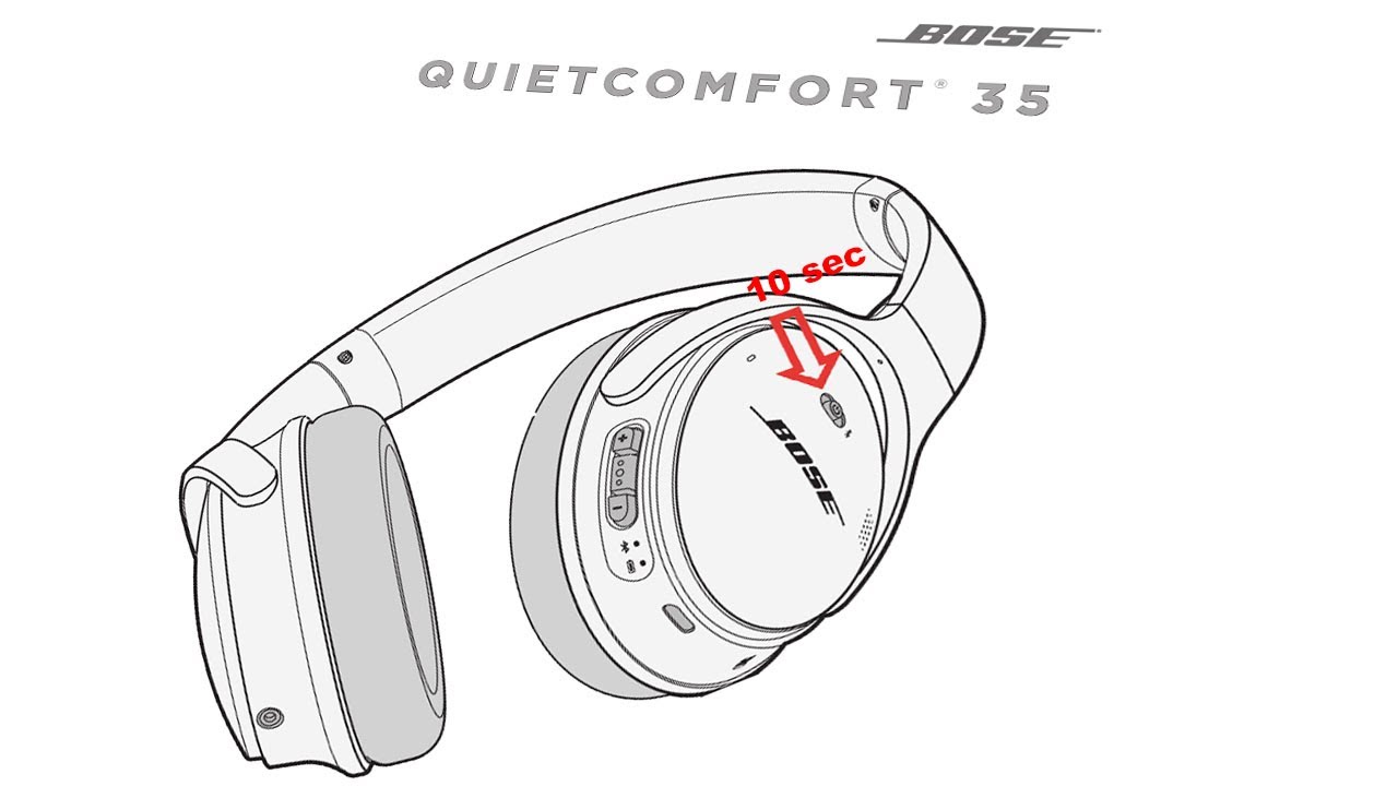 Clearing the bose qc35 pariring list 