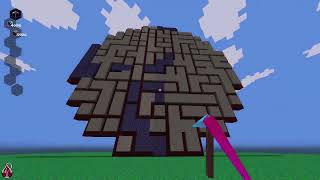 3D spherical maze (transposed) | 4D Miner