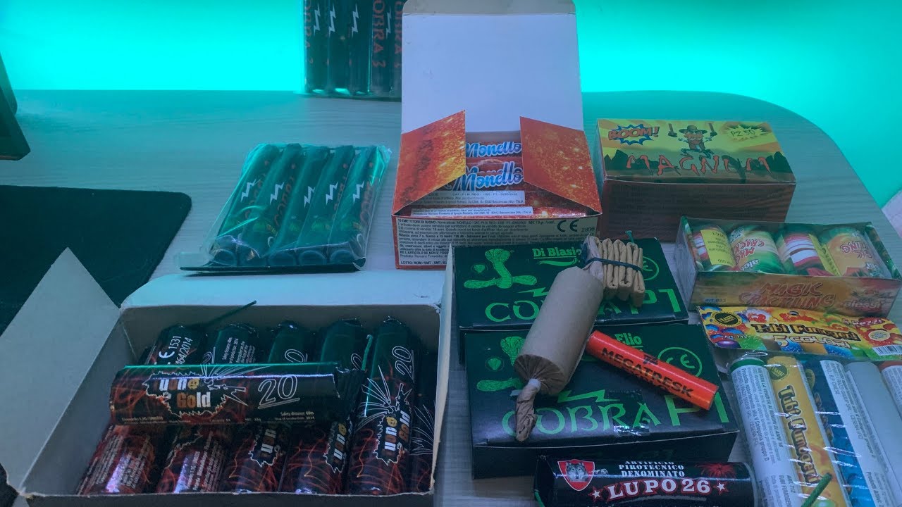 4 carico petardi capodanno 2020/2021