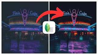 How to Create Night Light Effect in Snapseed | (iOS & Android)