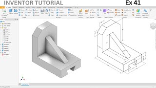 Autodesk Inventor 3D Modeling Tutorial: Ex 41 | Designing Excellence