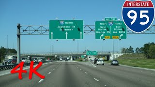 ⁴ᴷ Interstate 95 (Metro Jacksonville, FL) northbound [4K VIDEO]