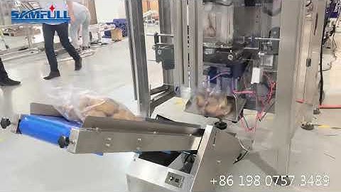 Samfull automatic 1kg 2kg 3kg 5kg 10kg whole potato vffs packing machine, potato bagging machine