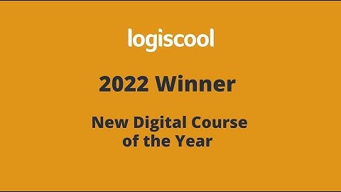Logiscool - New Digital Course Award winner 2022