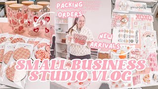 Day in the Life of a Small Business Owner, ASMR Packing Orders, Studio Vlog 045