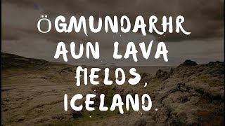 ÖGMUNDARHRAUN LAVA FIELDS, ICELAND.