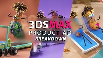 KARU  3D AD Breakdown. 3DSMAX + Tyflow + Vray