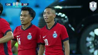 Shawal Anuar membuka skor! | Kamboja 0-1 Singapura | ASEAN Hyundai Cup 2026 screenshot 4