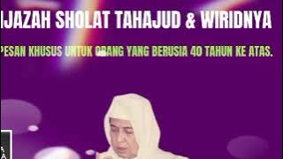 IJAZAH SHOLAT TAHAJJUD DAN WIRIDNYA SYEIKH ASRORI