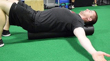 Foam Roller Pec Stretch