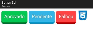 Como criar botões 3d com html e css