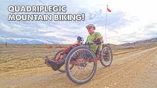 Biking While Paralyzed-Topher Flies On A Handcycle