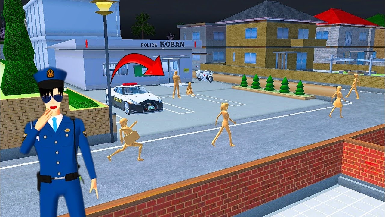 Semua Warga Kota Sakura Jadi Patung Pasir ? 😱 | Polisi Genji Panik ‼️| Sakura School Simulator