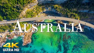 FLYING OVER AUSTRALIA (4K UHD) Beautiful Nature Scenery with Relaxing Music | 4K VIDEO ULTRA HD