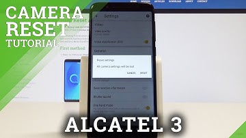 How to Reset Camera ALCATEL 3 - Camera Error Solution / Restore Camera Defaults