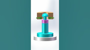 Self-Hooking & Release Device#mechanism #HowItWorks#Solidworks #STEM #CAD #SatisfyingVideo #Relaxing