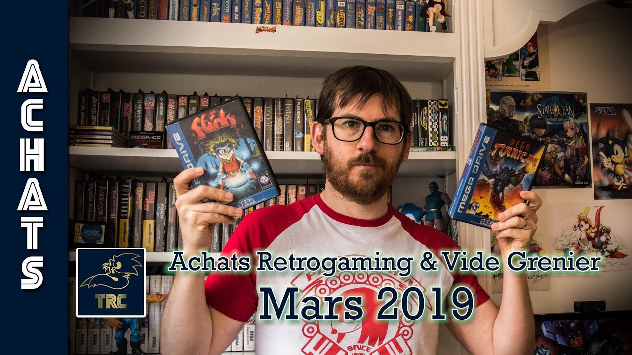 ACHATS ET VIDE GRENIER - MARS 2019 ! UN LOT FOU SUR MEGADRIVE
