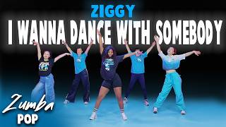 I wanna dance with someboday remix By Ziggy | Zumba Fitness | Choreo by Memz