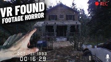 This FOUND FOOTAGE VR Game Feels WAY TOO REAL! // Unreal Engine 5 Horror in VR (UEVR)