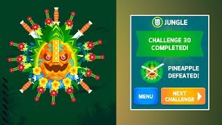 KNIFE HIT | JUNGLE CHALLENGE | PINEAPPLE screenshot 4