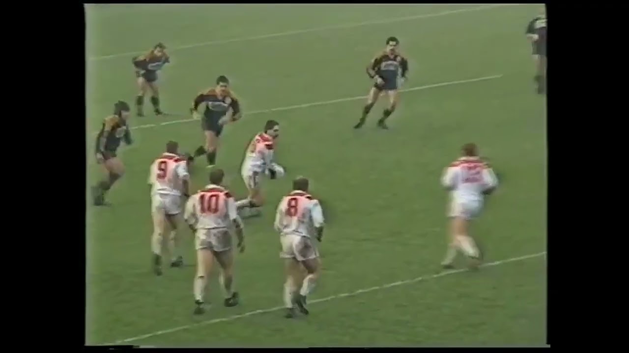 St Helens vs Salford - Championship - 1988/89