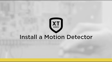 How to Install a Motion Detector to an XT Series Panel