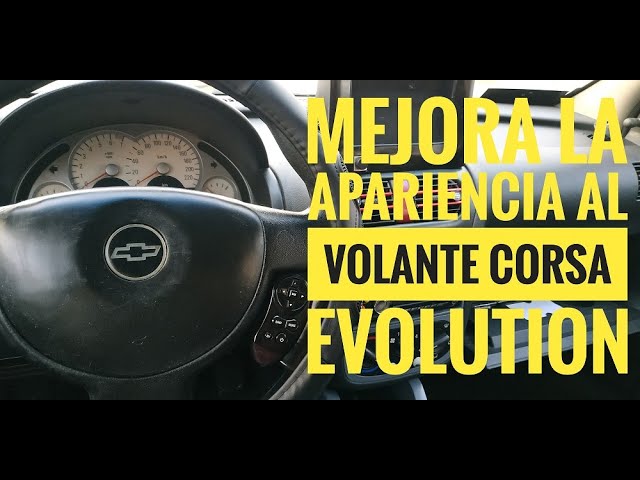 Adelaida déficit Rango MEJORA LA APARIENCIA (CAMBIO DE LOOK) A VOLANTE CORSA EVOLUTION - YouTube