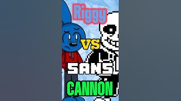 Is Riggy VS Sans CANON? #raiseriggy #youtubeshorts