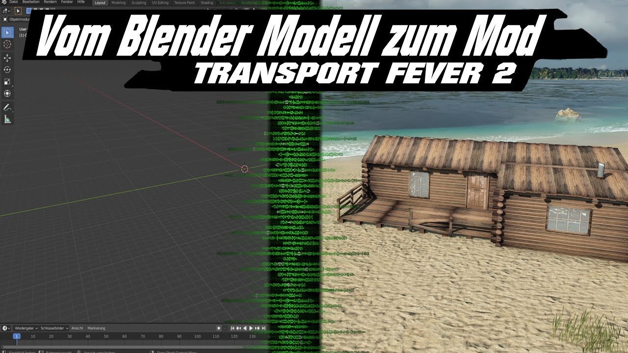 Vom Blender Modell zum Mod | TransportFever 2