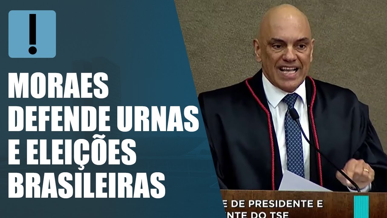 Alexandre de Moraes diz que voto é motivo de orgulho nacional