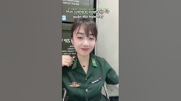 Lương sĩ quan quân đội cấp úy mỗi tháng bao nhiêu