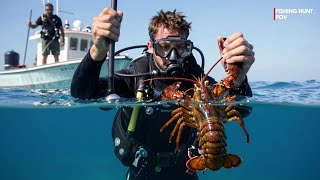 Extreme Lobster Catching Underwater 🔥 | Real Deep Sea Fishing