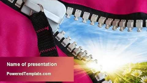 End Of The Summer PowerPoint Template by PoweredTemplate.com