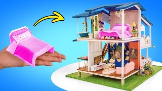 Casas en miniatura ¡Enorme recopilación! Las mejores ideas de bricolaje y mini manualidades