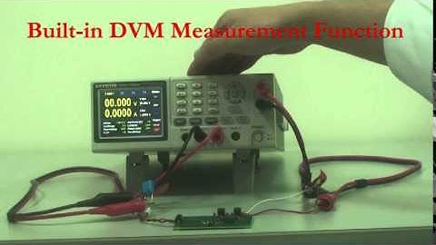 GW Instek PPH-1503 - Built-in DVM measurement function