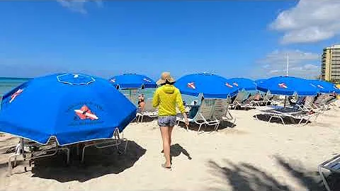 4k WAIKIKI HAWAII Walking and People Watching in Waikki Honolulu Oahu Island