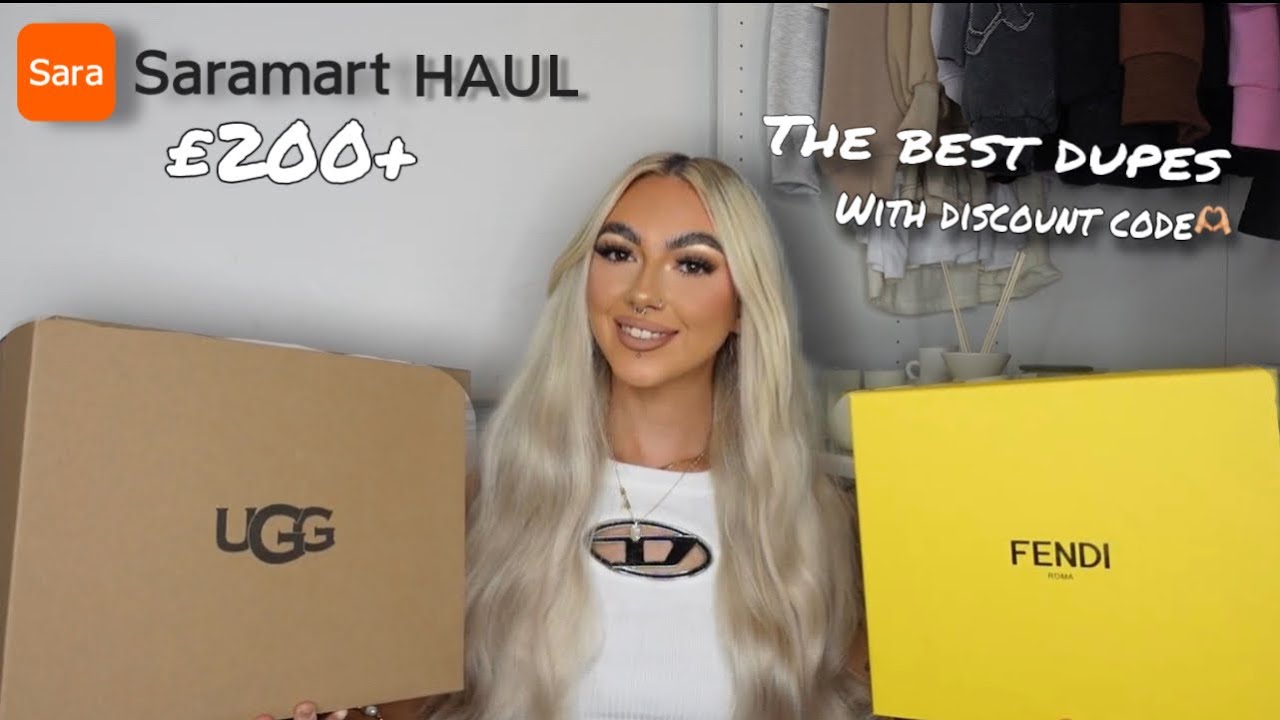 Saramart haul  discount code 2023🫶🏼 