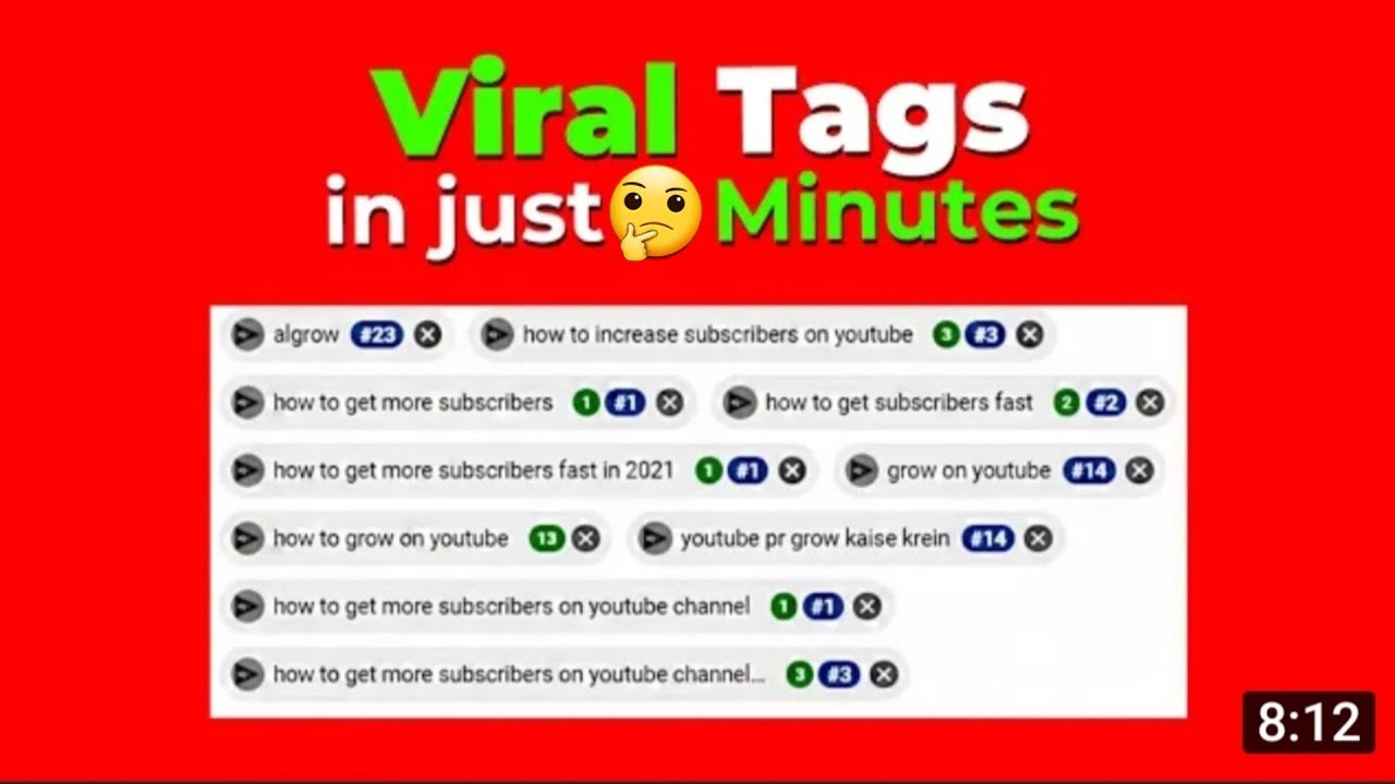 How To Find Best Tags For Youtube Videos 2022 Best Keyword For