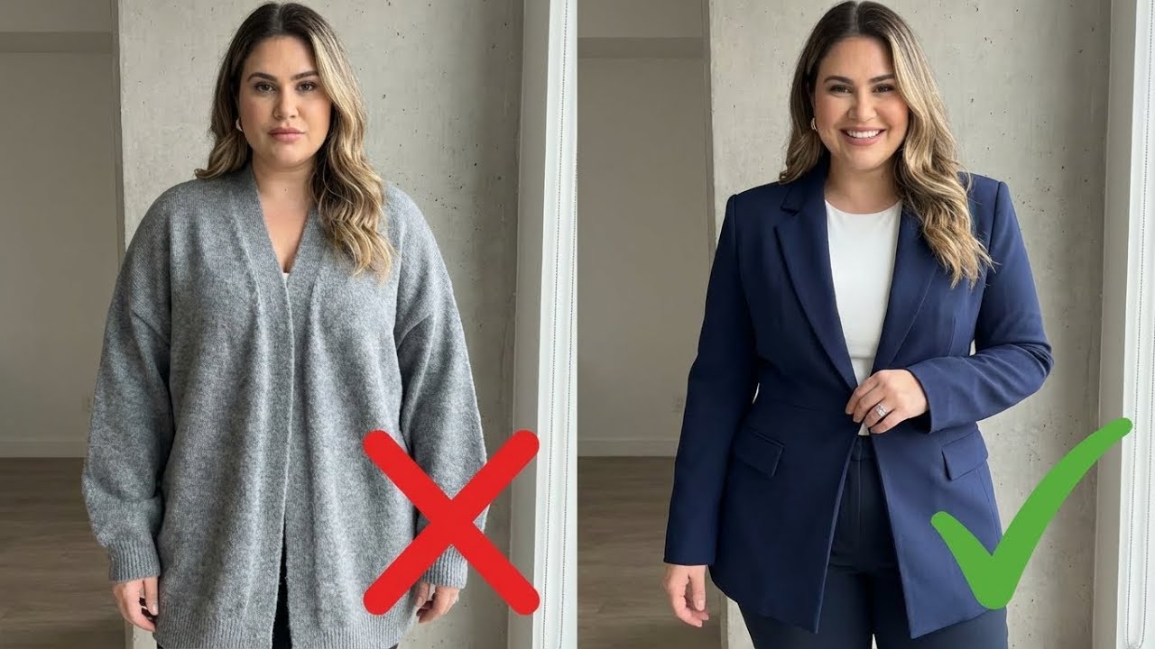 Look 10lbs Thinner Instantly! Stop Wearing Baggy Clothes (Do This Instead)