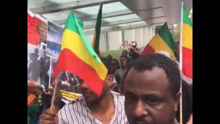 The massive Ethiopians protest in Washington DC, September 19, 2016