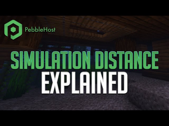 What should I set my simulation distance in Minecraft?