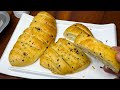 Restaurant style garlic bread recipe    bread sticks recipe