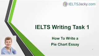 IELTS Writing Task 1 – How To Write an IELTS Pie Chart Essay