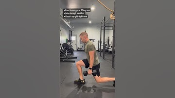 Dumbbell Reverse Lunge Demo