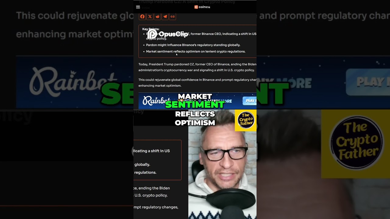 Трамп помиловал CZ Реакция рынка криптовалют на новости Binance 