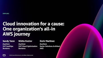 AWS re:Invent 2024 - Cloud innovation for a cause: One organization’s all-in AWS journey (IMP101)