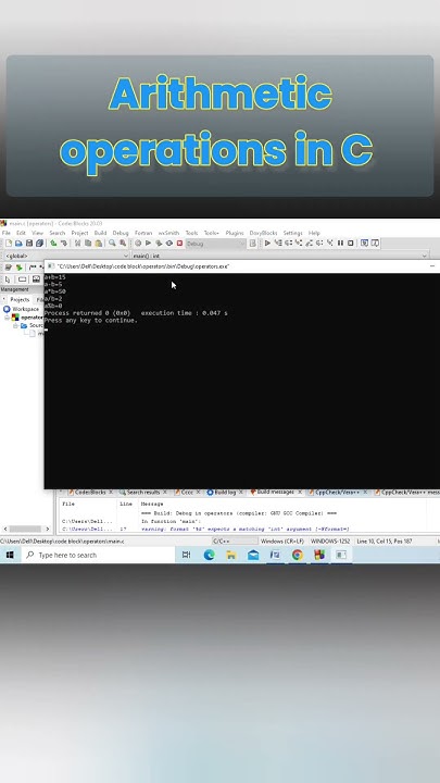 Arithmetic operator in C #code #programming #trending #coder #shorts # ...