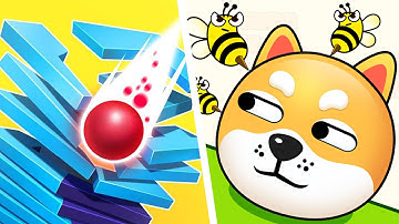 Save The Dog Vs Stack Ball - SpeedRun Gameplay Android, iOS #299